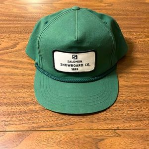 Salomon Snowboards Green Baseball Cap